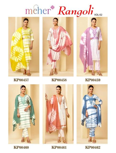 Meher rangoli vol 2 ahmedabad wholesale market kurti